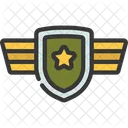 Shield And Wings Icon