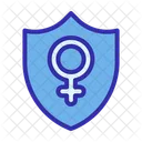 Protection Shield Female Icon