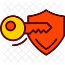 Shield Key Pass Icon