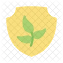 Shield Leaf Ecology Icon