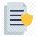 Shield File Document Icon