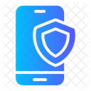 Shield Smartphone Security Icon