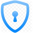 Shield Lock Protection Icon