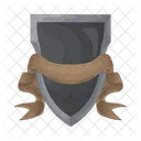 Shield And Ribbon Shield Secure Icon