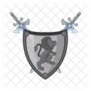Shield And Sword Icon