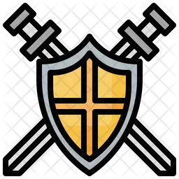Shield And Sword  Icon