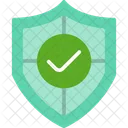 Approved Tick Shield Icon
