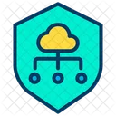 Cloud Data Network Icon