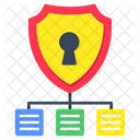 Shield Connection Shield Network Protection Connection Icon