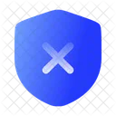 Shield Cross Lock Icon Security Icon Icon