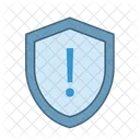 Shield Exclamation Protected Shield Icon