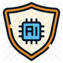 Shield Artificial Intelligence Protection Icon