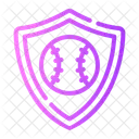 Shield Baseball Security Icon