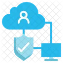 Shield Cloud Storage Icon