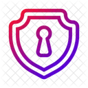 Shield Key Access Icon