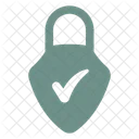 Shield Lock Protection Icon