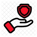 Hand Shield Protection Icon