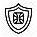 Shield Protection War Equipment Icon