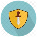 Shield With Sword Icon