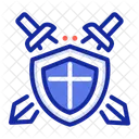 Shield Weapon Gaming Icon