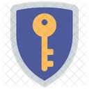 Shield Key Locksmith Icon
