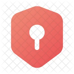 Shield Key  Icon