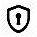 Shield keyhole  Icon