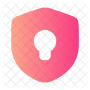 Shield Keyhole Icon