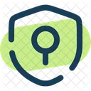 Shield Keyhole Minimalistic Shield Security Icon