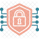 Shield Lock Encrypted Security Icon