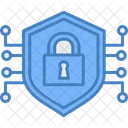 Shield Lock Encrypted Security Icon