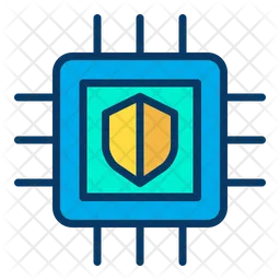 Shield Microchip  Icon