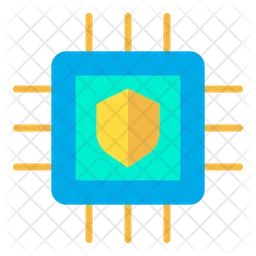 Shield Microchip  Icon