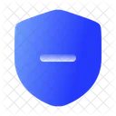 Shield Minus Lock Icon Security Icon Icon