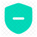 Shield Minus Shield Secure Icon