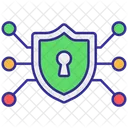 Shield Network Shield Sharing Security Icon