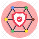 Shield Networking Defense Networking Protection Networking Icon