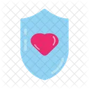 Shield Of Love Love Heart Icon