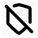 Shield Off  Symbol