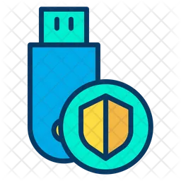 Shield Pendrive  Icon