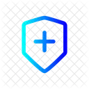 Shield Plus Security Protection Icon