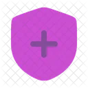 Shield Plus Shield Security Icon
