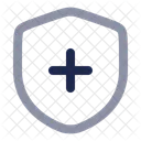 Shield Plus Security Safety Icon