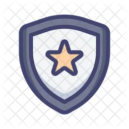 Shield Star  Icon