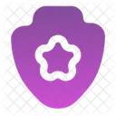 Shield Star Icon