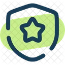 Shield Star Shield Safe Icon