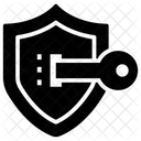 Shield Unlock Access Key Cyber Key Icon
