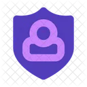 Shield User  Icon