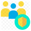 Group Network Shield Icon