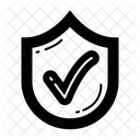 Shield With Checkmark Verified Security Icon